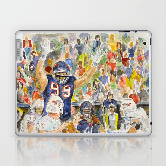 Jj Watt Football Player Laptop Ipad Skin By Brucegrant58 Society6