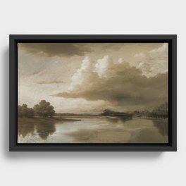 Lake Park Framed Canvas