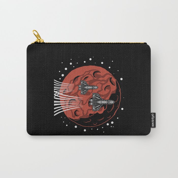 Mars Spaceship Carry-All Pouch