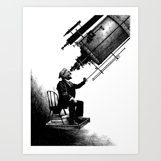 Who's Looking at Who? Art Print