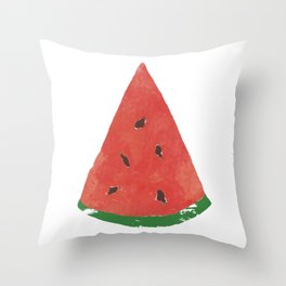 Watercolor Watermelon Throw Pillow