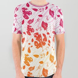 Autumn Floral Dusk 1 All Over Graphic Tee