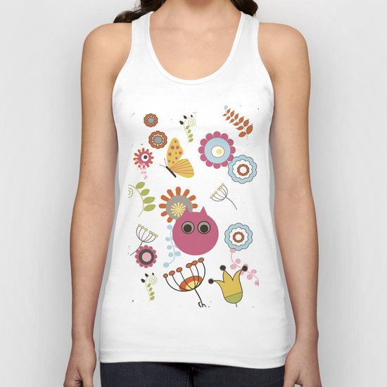 Owl in Pandora Unisex Tank Top