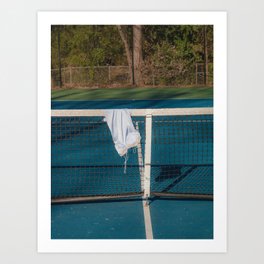 Party at the Tennis Court 3 Art Print