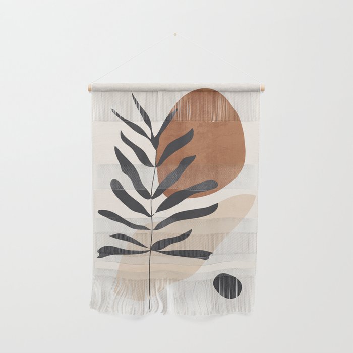 Abstract Art /Minimal Plant 12 Wall Hanging