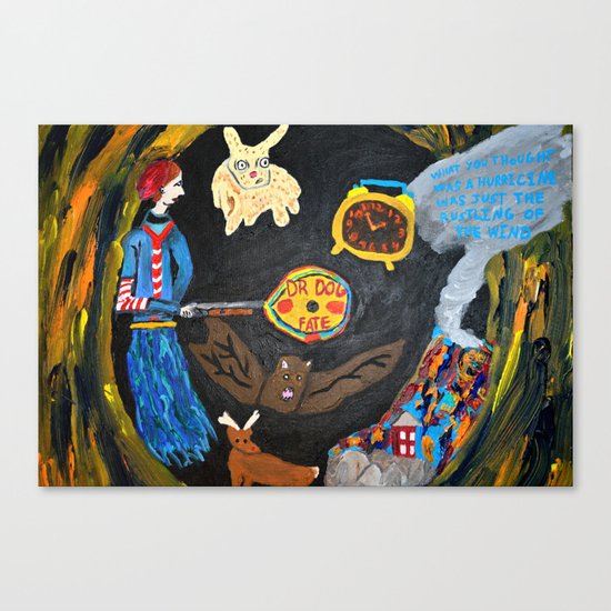 Dr Dog Record Canvas Print