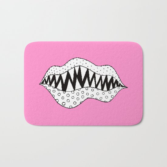 Love In Peace ( L I P ) ( HQ pixel ) Bath Mat
