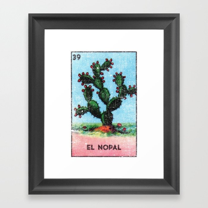 El Nopal Mexican Loteria Bingo Card Framed Art Print By Casadeloteria Society6 1,302 likes · 3 talking about this. society6
