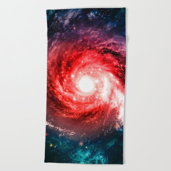 Spiral Galaxy Beach Towel