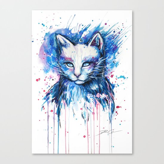 "Space cat" Canvas Print