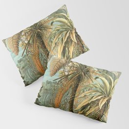 Vintage Tropical Palm Pillow Sham