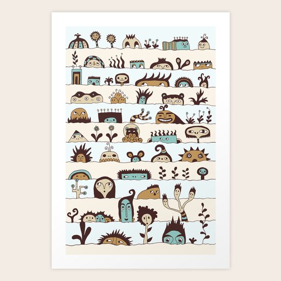 Crazy Grass #1 Art Print
