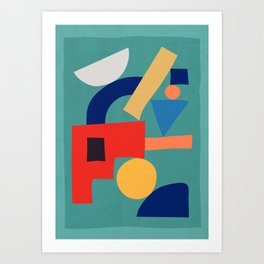 Abstract Shapes Modern Art 6 Art Print