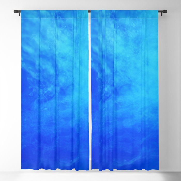 Abstract Blue Painting Blackout Curtain By Annakhomulo Society6