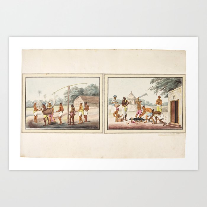 Landscape Studies India Murshidabad Company School Late 18th