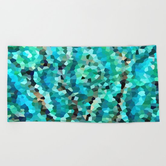 Mermaid Fish Tail Scales Beach Towel