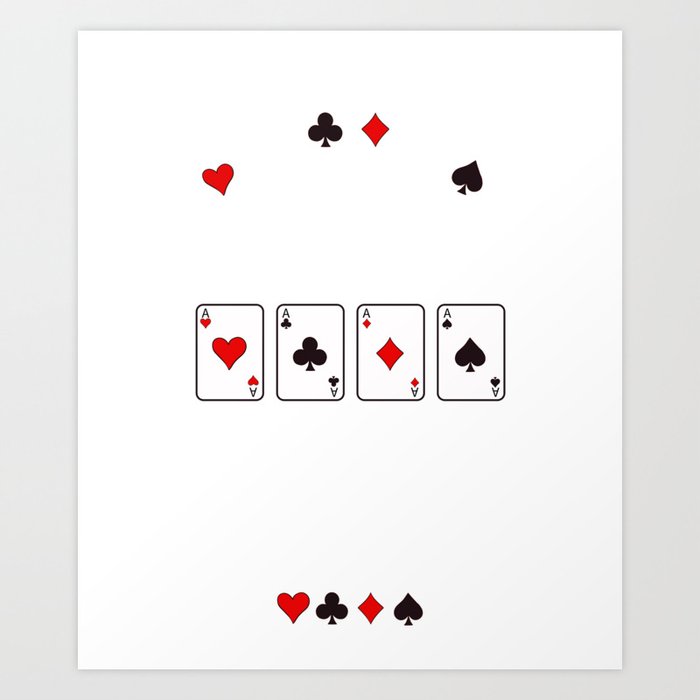 Cardistry Deck Card Flourish Trick Playing Cards Art Print by Brob