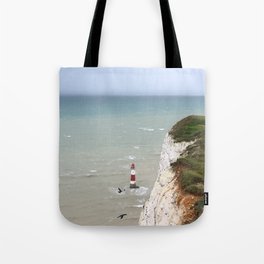 Beachy head lighthouse Tote Bag