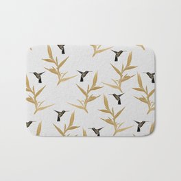 Hummingbird & Flower II Bath Mat