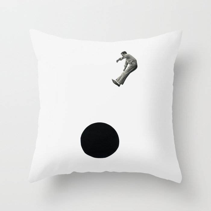 Into Abyss Throw Pillow