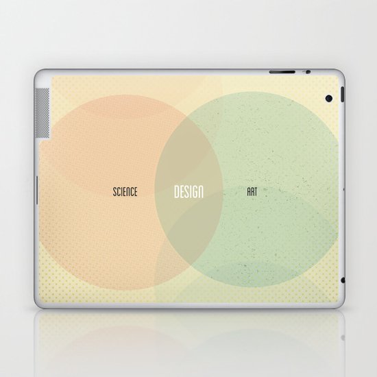 Design is Where Science and Art Break Even Laptop & iPad Skin