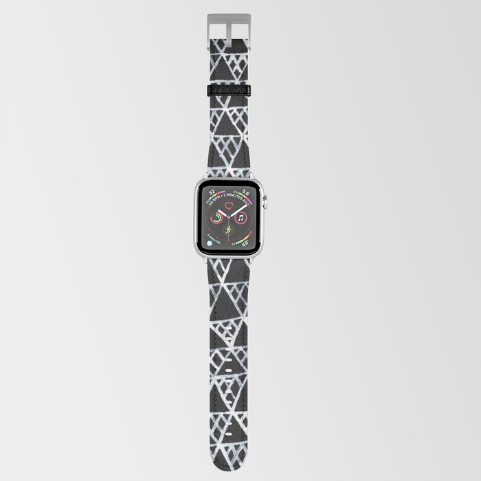 Silver Triangles Apple Watch Band