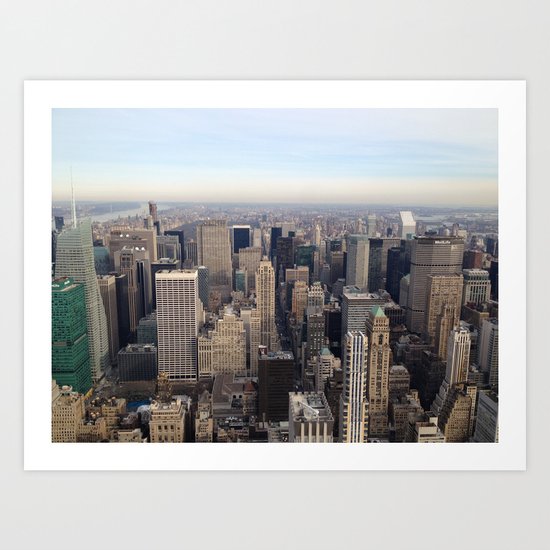 New York I love you Art Print
