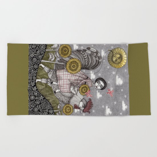 Last Days of Summer Beach Towel