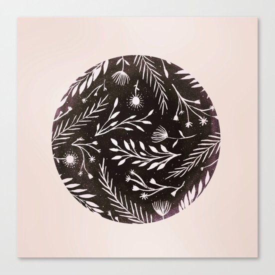 Night Flora Canvas Print
