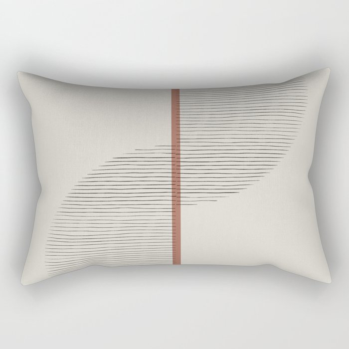 Geometric Composition II Rectangular Pillow