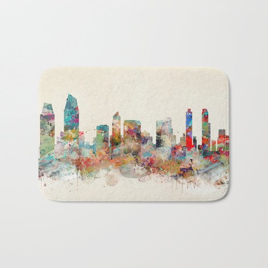 san diego california Bath Mat