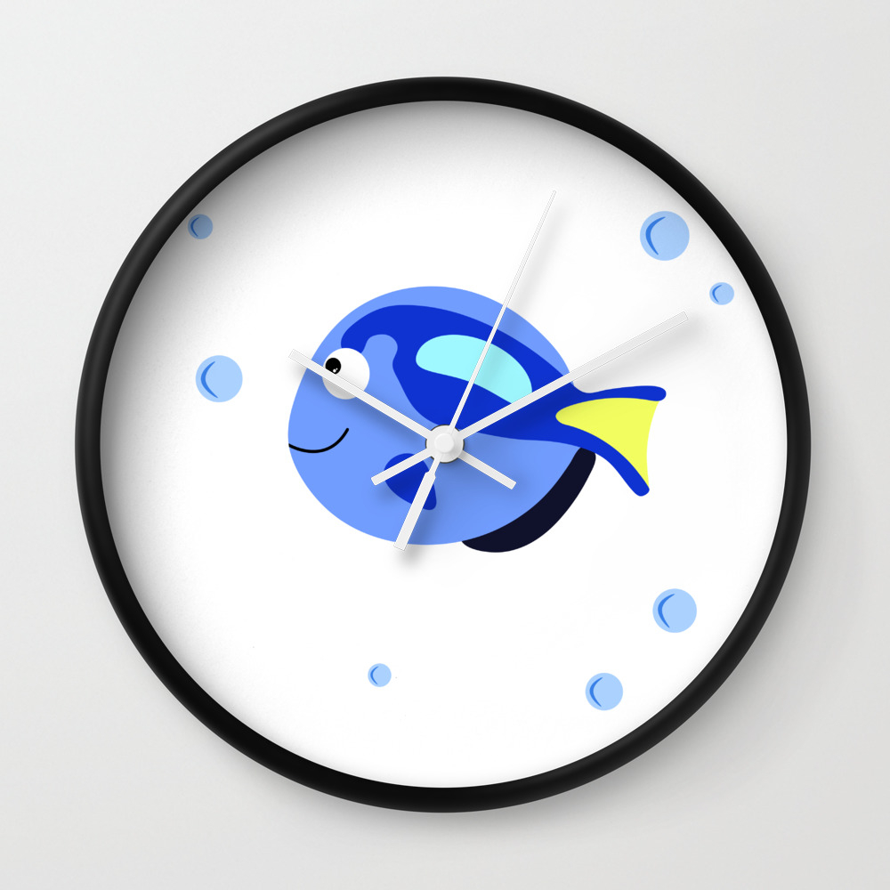 Fish Tank Svg Printable Wall Art Wall Decal Nursery Nautical Decor Wall Clock By Liskared Society6