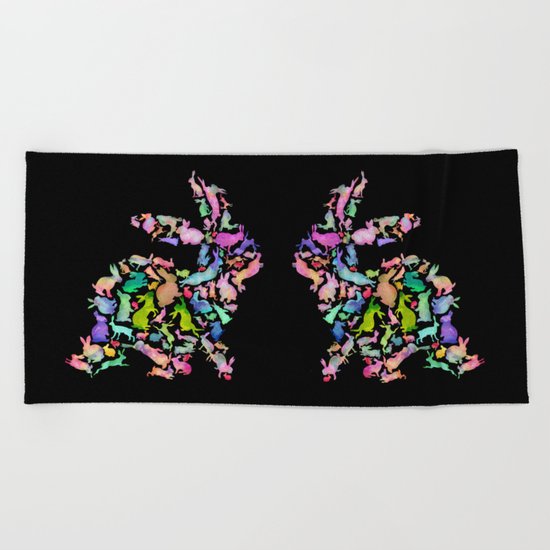 Soul Bunny - Spring Time - Dark Beach Towel