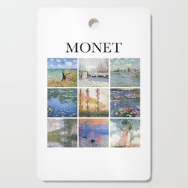 Monet - Collage Cutting Board