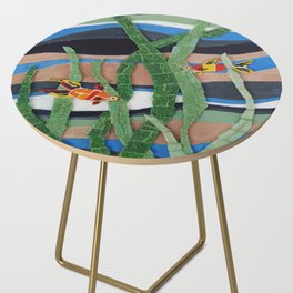 Fish and Reeds Side Table