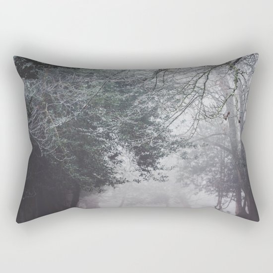 Frosty path Rectangular Pillow