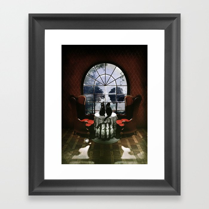 Room Skull Framed Art Print