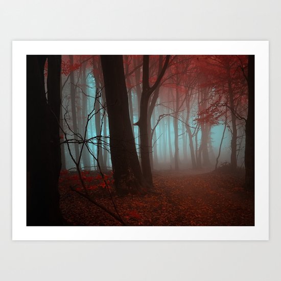 Abstract nature Art Print