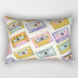 Y2K - the final end of music tapes  Rectangular Pillow