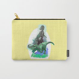 Dinosaurs World (design by ACCI) Carry-All Pouch | Cave, Animal, Ancient, Dino, Velociraptor, Graphicdesign, Wild, Extinct, Evolution, Dinosaur 