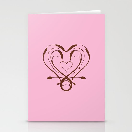 Imperial Heart Stationery Cards
