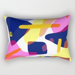 Color Blocking Rectangular Pillow