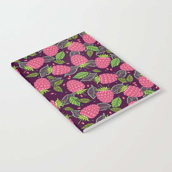 Juicy raspberries Notebook