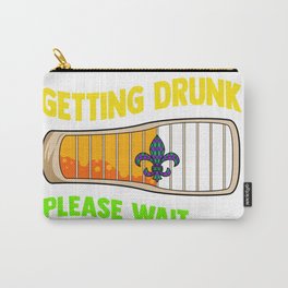 Mardi Gras Getting Drunk Carry-All Pouch