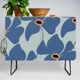 Abstract Floral Glam #3 #decor #art #society6 Credenza