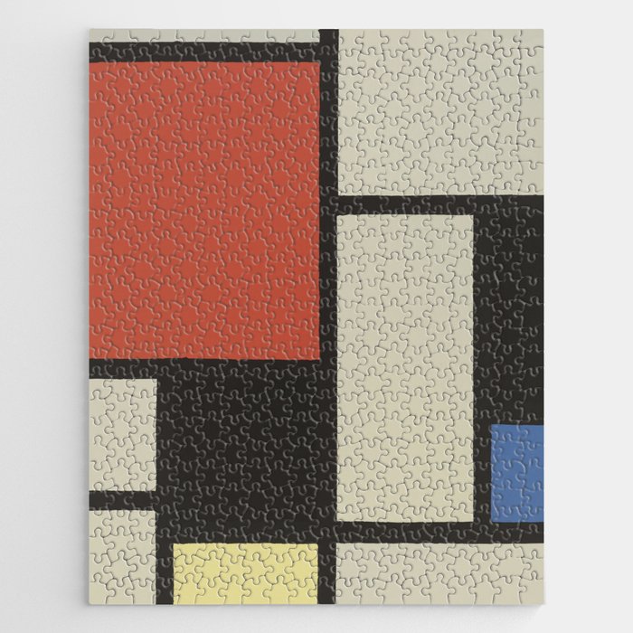 Composition (1921) print in high resolution by Piet Mondrian Jigsaw Puzzle