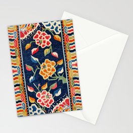 Khampa Dzong Khaden South Tibetan Sleeping Rug Print Stationery Card