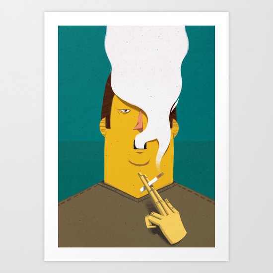 Smoking Art Print