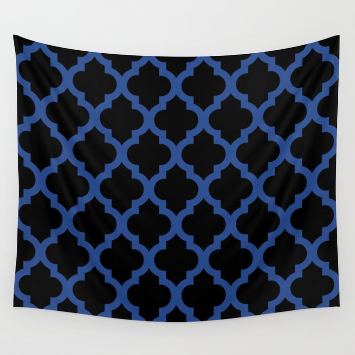 Moroccan Quatrefoil Pattern 734 Wall Tapestry