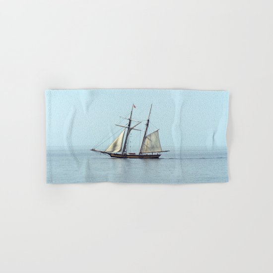 Tall ship Sails by Hand & Bath Towel